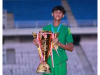 Richard SMPN 1 Gedangan Rengkuh Medali Emas dalam Event  Berkelas Piala Soeratin Jawa Timur