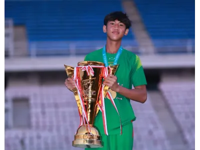 Richard SMPN 1 Gedangan Rengkuh Medali Emas dalam Event  Berkelas Piala Soeratin Jawa Timur