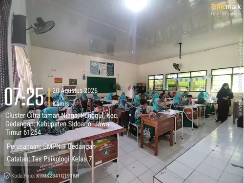 Psikotes Siswa Kelas VII SMPN 1 Gedangan sebagai Dasar Pemetaan Potensi dan Gaya Belajar