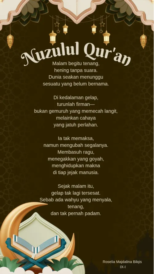 Puisi Tema Nuzulul Quran