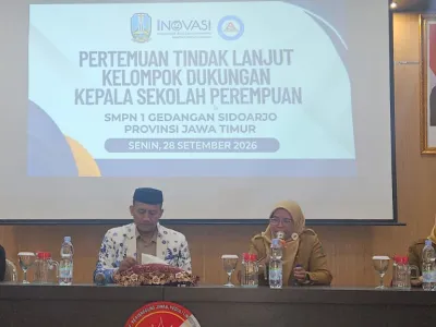 SMPN 1 Gedangan Tuan Rumah Program AKSI dan Inovasi; KS Perempuan SDN  se- Kabupaten Sidoarjo